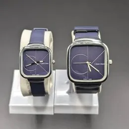CK Swiss Made Metal Dail Couple, Individual Watch - Blue