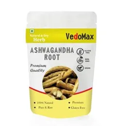 VedoMax Ashwagandha Root | Ashwagandha Lakdi | Ashwagandha Nagori - 100 gm…(FROM INDIA)JEZ