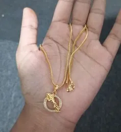 premium Quality Gold Imitation Jaguar Pendant Chain