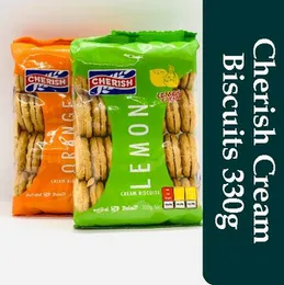 Lemon with Orange biscuits