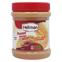 Herman peanut butter creamy 340g