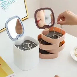 360° rotating Mirror jewel box.