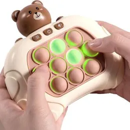 Quick Push Game, Push It Pop Fidget Toys Game, Squeeze Toys, Blow The Mole, Early Development Toy, Busy Board Montessori Toy, Poppets Made of ABS and