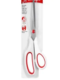 Scissors with Comfort Grip, 1-pack, Red & White