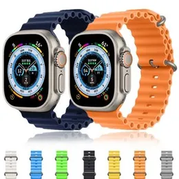 Nike Silicone Strap for iWatch – 42mm/44mm/45mm | Black Blue | Sporty & Breathable Design