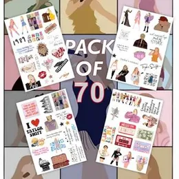 CodersParadise Pack of 65 Popular Music Artist Stickers Laptop, Journal, Bike Helmet, Diary, Guitar, Mobile Case - Waterproof Residue Free Multicolor