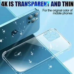 Luxury Shockproof Transparent Shockproof Phone Case For iPhone 14 13 12 11 Pro Max Plus Soft Silicone Back Cover