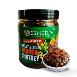 Ojas Nature Sweet and Sour Mango Chutney (700 g) | Khatti Meethi Aam Ki Chutney | AAM ka chunda khatta meetha Pickle | Sweet mango pickle | All Natura
