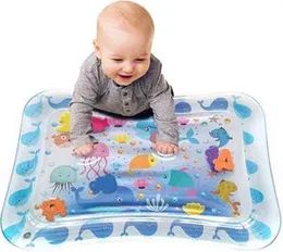 Baby Tummy Time Water Play Mat – Inflatable Sensory Toys for 0–12 Months Infants & Toddlers | Early Development Activity Mat for Baby Boy & Girl | Sho