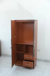 Melamine cupboard Tow Loker and mirror - 6x3 - 5 years warranty -2022 new design