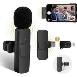 Type c and lightning 2 IN 1 Wireless Mic For iPhone and iPad