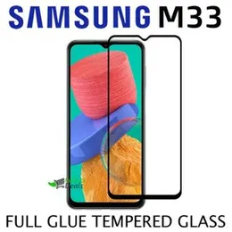 for Samsung Galaxy M33 MTB tempered Glass full glue 17D High Quality easy apply screen guard for Samsung Galaxy M33