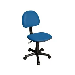 BLUE FABRIC COMPUTER CHAIR (PP BASE)