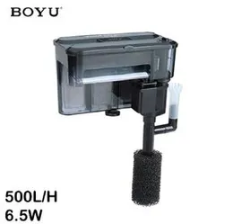 BOYU WF-2045 500L/H 6.5W Waterfall Style Aquarium Fish Tank Bio-Filter Hang on Filter