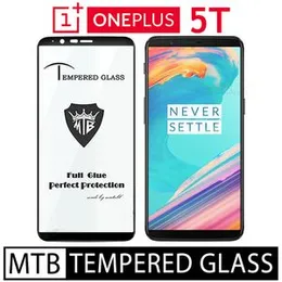 OnePlus 5T Branded MTB High Quality Screen Protector Full Glue 9D MTB tempered Glass for OnePlus 5T