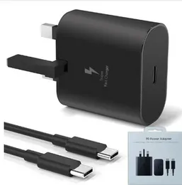 Genuine Samsung 25W Super Fast Charger with UK Plug and USB-C Cable
