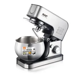 RAF R6605 Automatic Dough Mixer Kneader Kitchen Stand Mixer 1800W 5L Food Processor (BPA Free, No FDA)