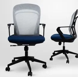 NEW Luxury BLUE Mid Back mesh chair