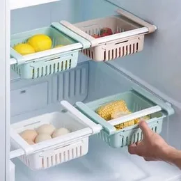 Fridge organiser storage drawer plastic storage container self fridge tray organiser