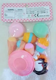 15 Pcs Sweet & Ice Cream Playing Set Pretend Play with Sweet Food Set