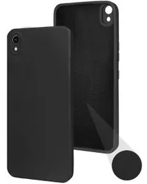 VIVO Y91C / Y90 Soft matte liquid silicone Case Back Cover for Vivo Y91c / Y90 - Black