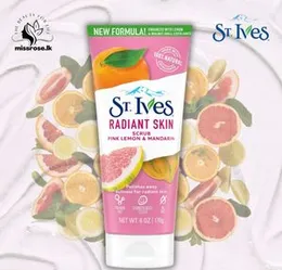 St. Ives Radiant Skin Pink Lemon & Mandarin Orange Scrub 170G