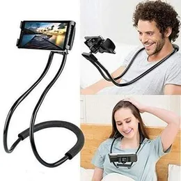 Neck Phone Holder Long Arm Lazy Holder Creative Drama Chase Artifact Desktop Stand Neck-mounted Universal Selfie Live Phone Holder