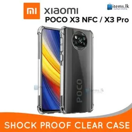 Luxury Shockproof Transparent ThickBallon Bumper Case For Mi POCO X3 NFC X3 Pro Crystal Transparent Premium Quality Xiaomi Shockproof Protective Phone