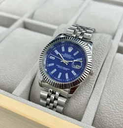 A-Grade Rolex Style Men’s Quartz Watch with Date Display – Blue