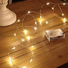 Compact 2M LED Fairy Light Loop Decorative Indoor & Outdoor Lighting, Warm White String Lights for Home Décor