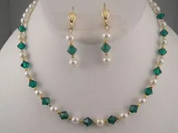 Crystal necklace sets  With earrings , wedding wear .