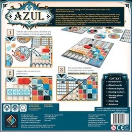 Azul Board Game - Strategy Board Mosaic Tile Placement Family Board Game for Adults and Kids