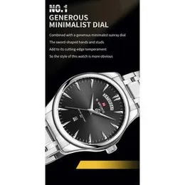 NAVIFORCE Original Business Casual Fashion Male Quartz Wristwatches Calendar 30m Water Resistant Men's Watches NF9213