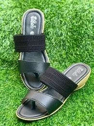 Women's PU Heel Slippers