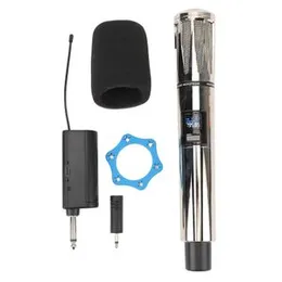 WIRELESS MICROPHONE TTD-U26 | Dual Handheld Wireless Mic System, VHF Stable Transmission