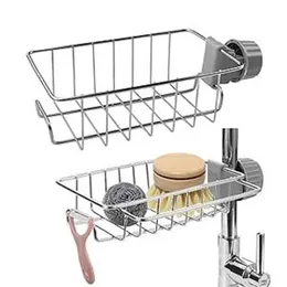 MHYMX Shower Soap Holder, Pack of 2 Shower Shelves, No Drilling, Stainless Steel Sponge Holder, Organiser, Bathroom Shower Shelf, Hanging Organiser fo