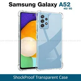 Samsung Galaxy A52 Transparent Shockproof ThickBallon Case - Clear TPU Bumper Case For Galaxy A52 4g/ 5g Back Cover Premium Quality Anti Shock Airbag