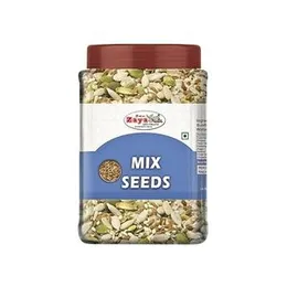 Zaya 500gm Mix Seeds, Unsalted Mix seeds, Sunflower, Pumpkin, Watermelon, Muskmelon, Mixed Seeds For Snacking | 100% Natural & Healthy Snacks