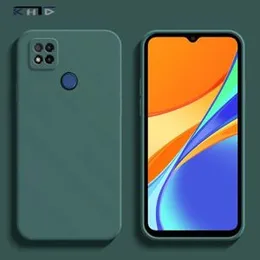Redmi 9c / 10a soft matte liquid silicone Case Back Cover for Redmi 9c / 10a - Green