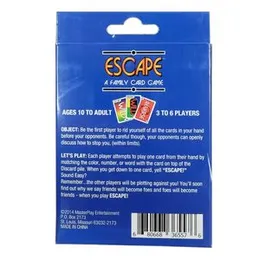 Escape A Family Card Game - 108 Cards - Ages 10 to Adult (3-6 Players)