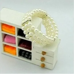 White Pearl Elastic Bracelet