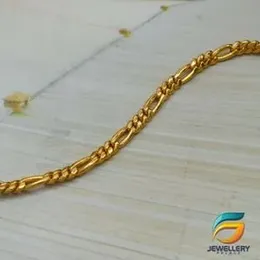 Gold Plated 04mm Lara Bracelet Fashion Fashionable and Stylish Design for Men.