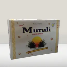 Murali Agarbathi 12 Pack Incense Sticks Premium Quality Incense Long-Lasting Fragrant Sticks