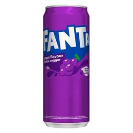 Fanta Grape Soft Drink Can 320ml – Fruity Refreshing Carbonated Beverage