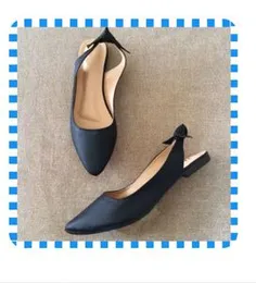 Girls Court Shoe- Black