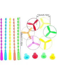 Pull rope flying saucers twist twisty dragonfly toys flying disc toys