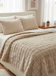 Swiss Blanket ( Without pillow cover) Size - 80" X 90"