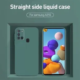 Soft matte liquid silicone case for Samsung Galaxy A21s
