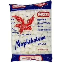 Refined Snow White Pure Naphthalene 200 Balls - 400g Eagle (Kapuru Bola) products