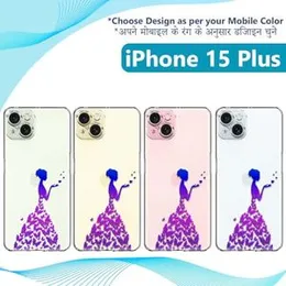 Fashionury Silicone Designer Printed Back Case Cover for Apple iPhone 15 Plus -D0415 (FROM INDIA FAAZ)